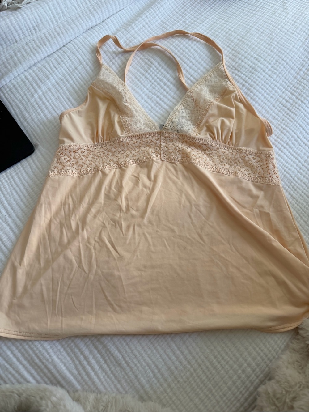 La Perla Nude Lace-Trim Camisole